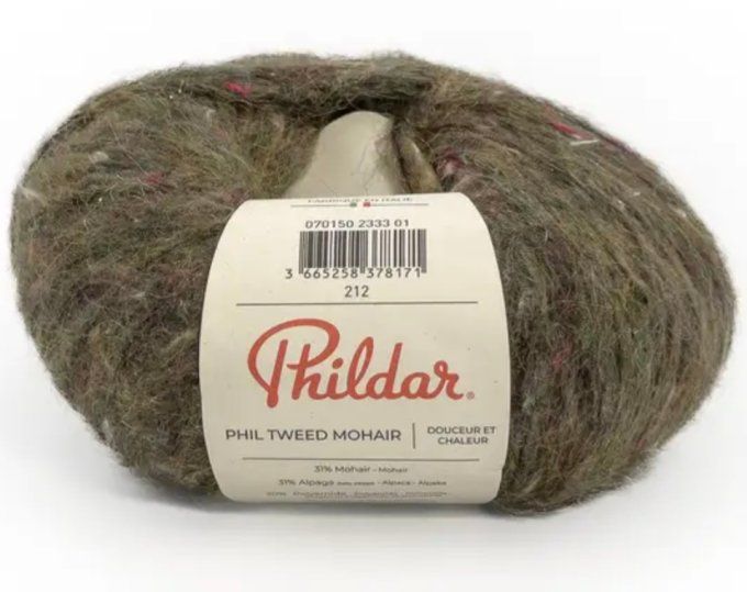 Laine Phildar Phil Tweed Mohair Aig 4,5