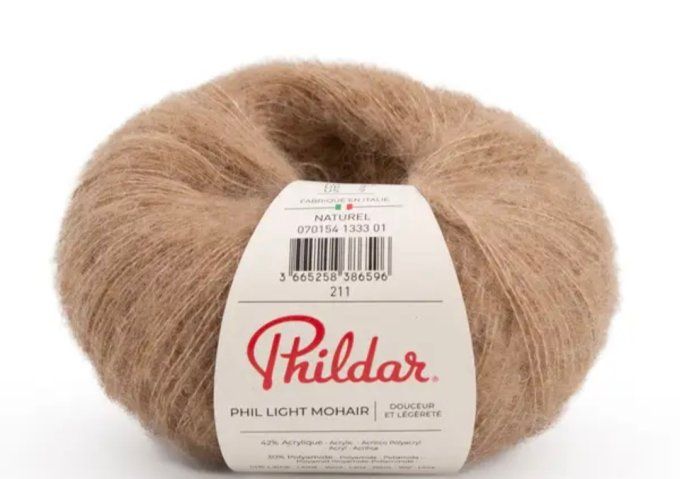 Laine Phildar Phil Ligth Mohair Aig 5